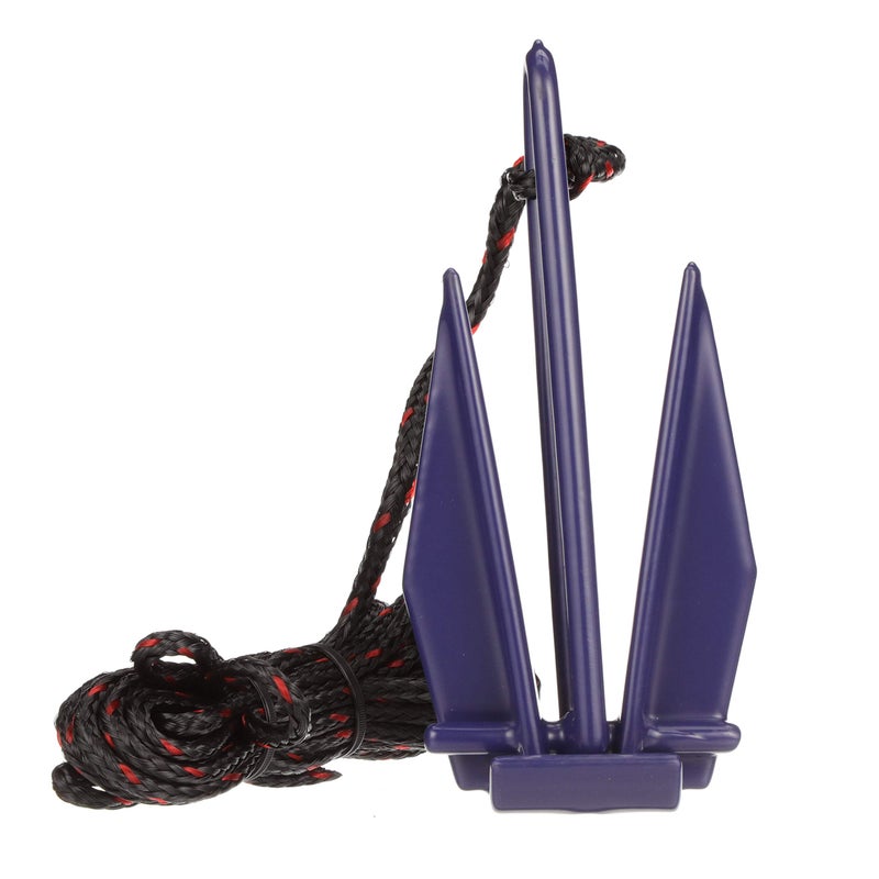 Seachoice PWC Fluke Anchor Kit, Vinyl Coated Fluke Anchor, 25 Ft. Anchor Line and Storage Bag - Image 1
